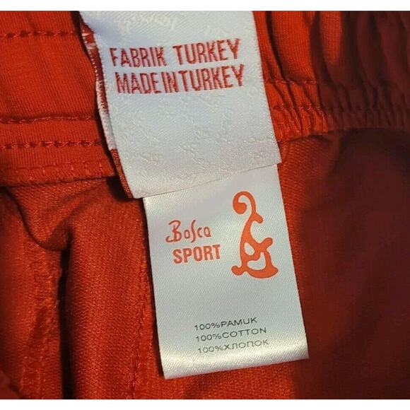 Bosco Sport Men's Athletic Pants Size Small Red Track Pants Drawstring - Picture 6 of 10